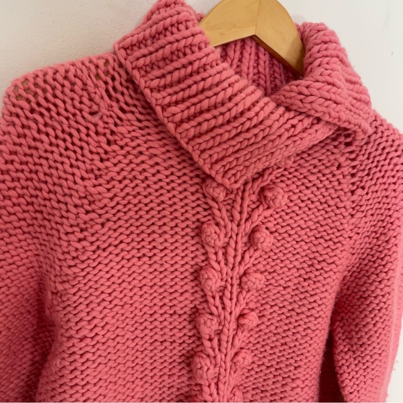 Chunky Pink Sweater Size L - TWINKLE by Wenlan from Anthropologie - Picture 4 of 5